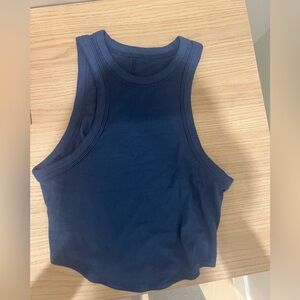 Navy Blue Sleeveless Women's Top